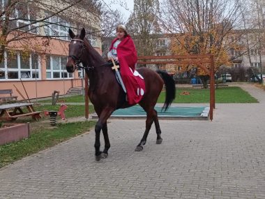 Svatý Martin na návštěvě v Mateřské škole Čtyřlístek